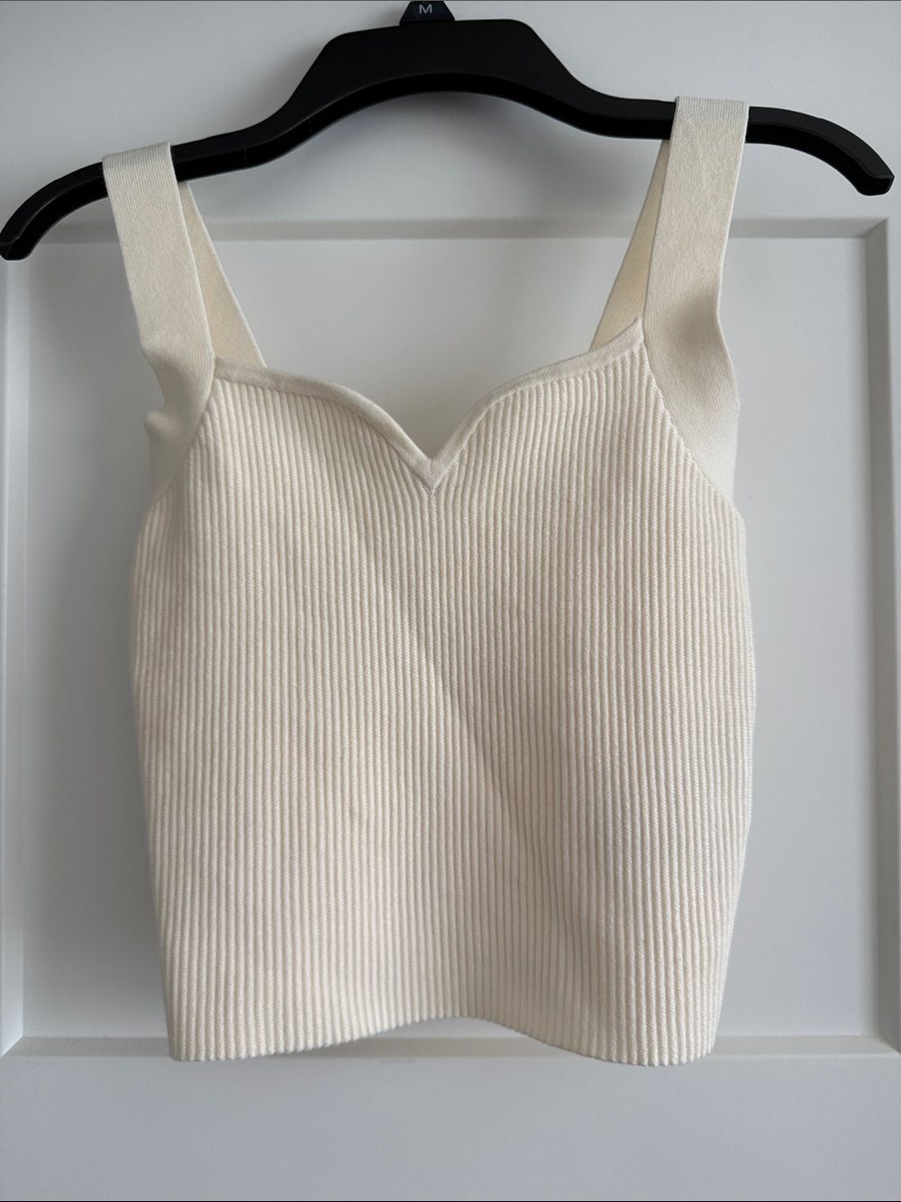 Abercrombie and fitch sweet heart cropped tank top